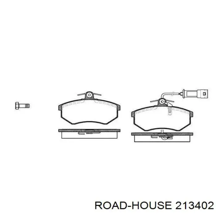 Передние тормозные колодки 213402 Road House