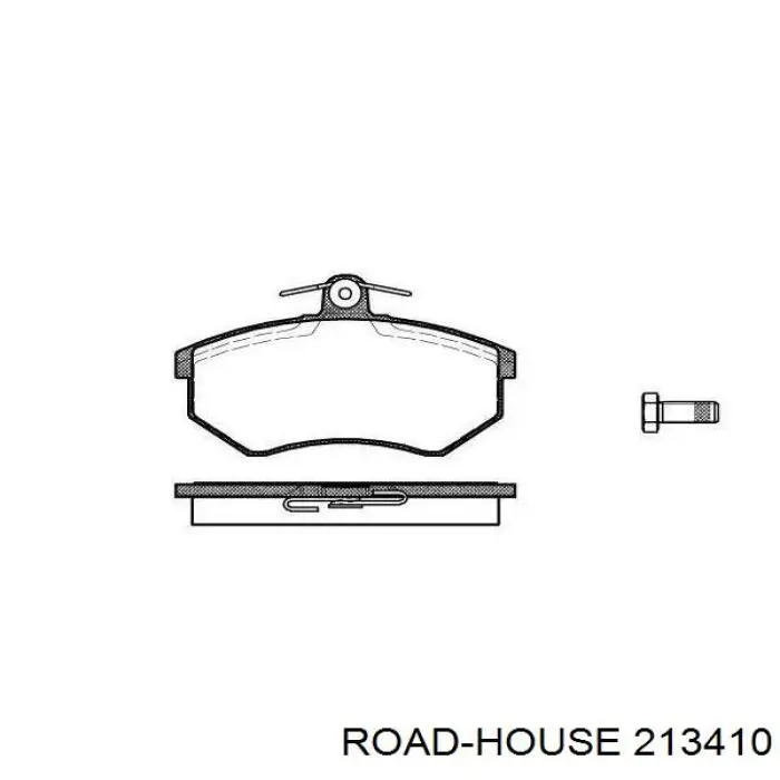 213410 Road House колодки тормозные передние дисковые