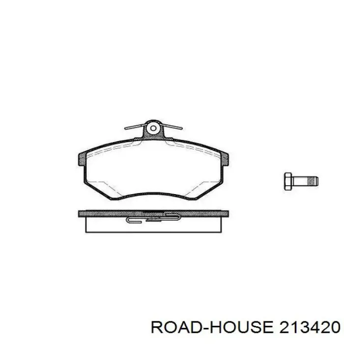 Передние тормозные колодки 213420 Road House