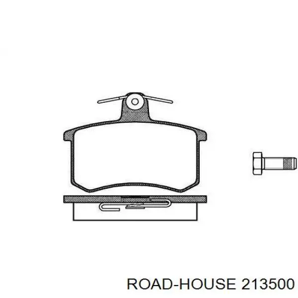 213500 Road House колодки тормозные задние дисковые