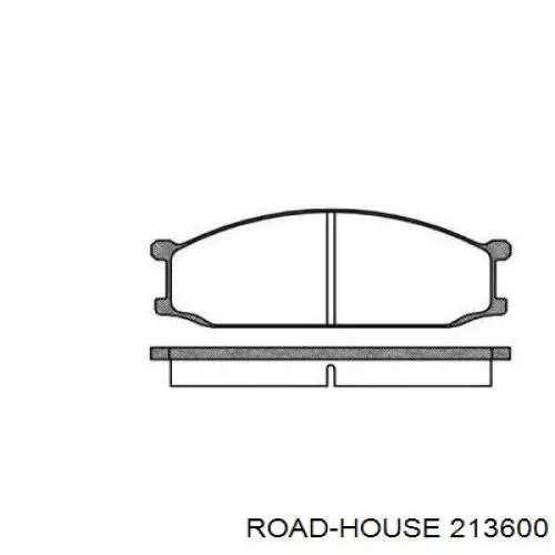 Передние тормозные колодки 213600 Road House