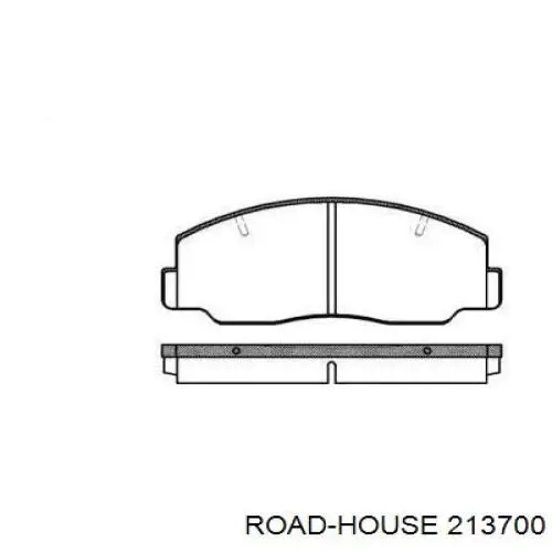 Передние тормозные колодки 213700 Road House