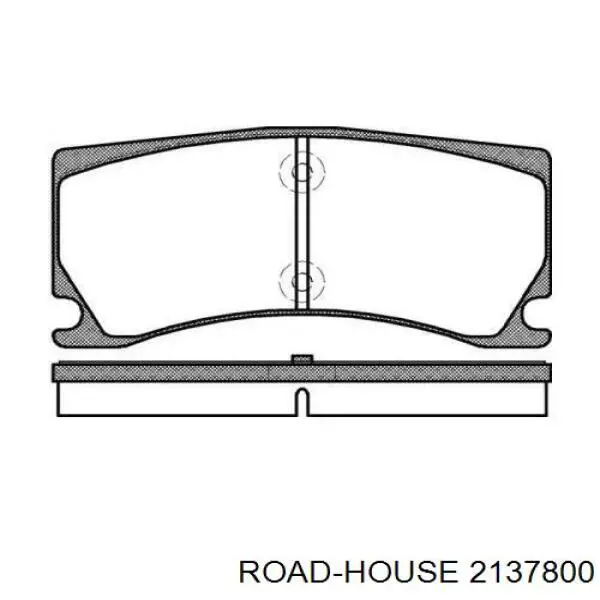 Задние тормозные колодки 2137800 Road House