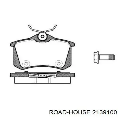 Задние тормозные колодки 2139100 Road House