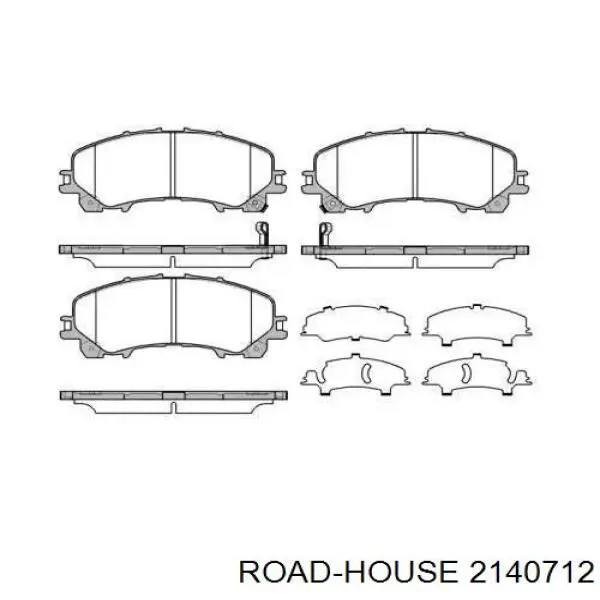 21407.12 Road House sapatas do freio dianteiras de disco
