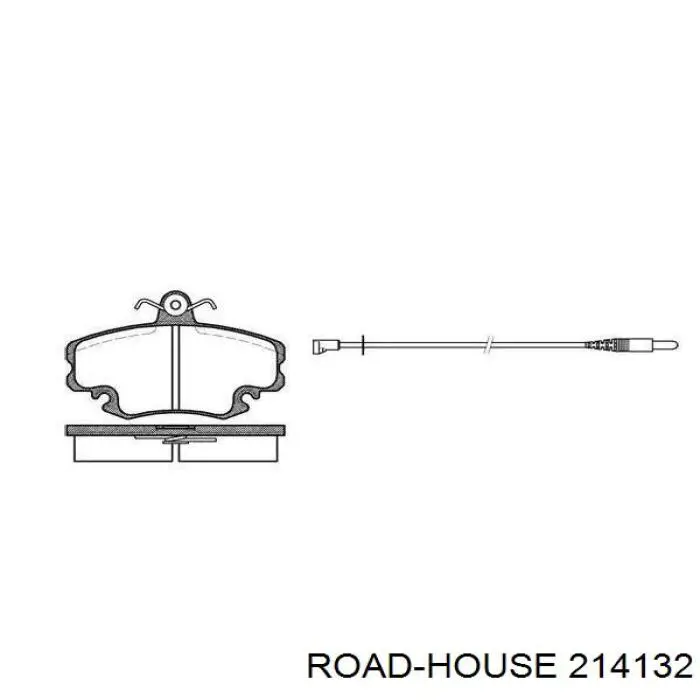 Передние тормозные колодки 214132 Road House