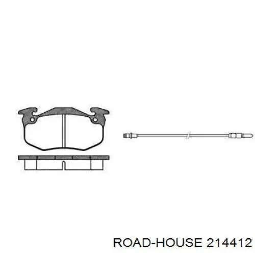 Передние тормозные колодки 214412 Road House