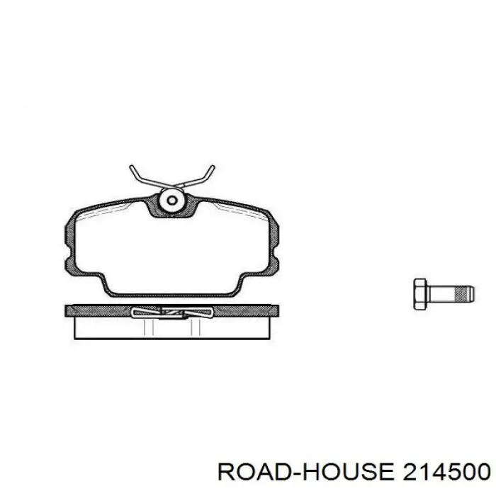 Задние тормозные колодки 214500 Road House