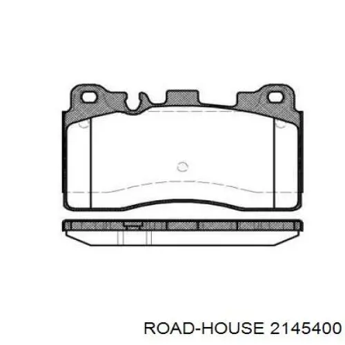 Задние тормозные колодки 2145400 Road House