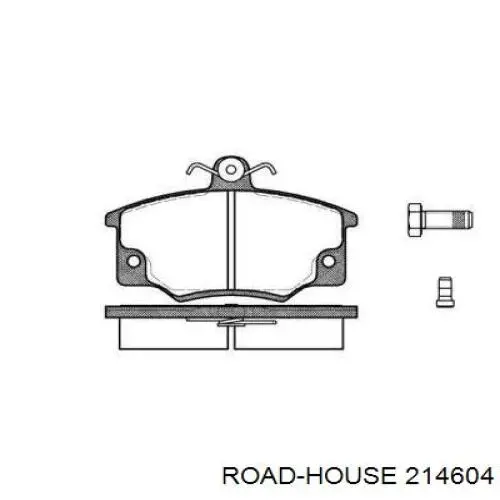 Передние тормозные колодки 214604 Road House