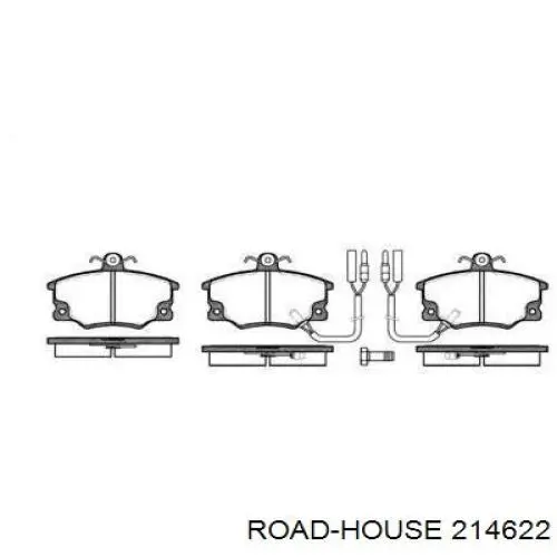 Передние тормозные колодки 214622 Road House