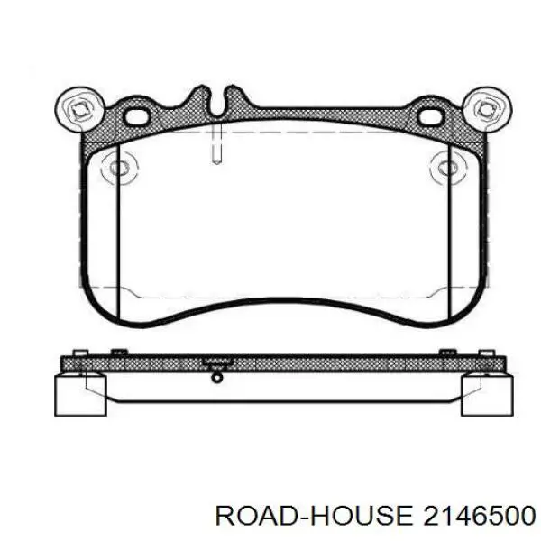 Передние тормозные колодки 2146500 Road House