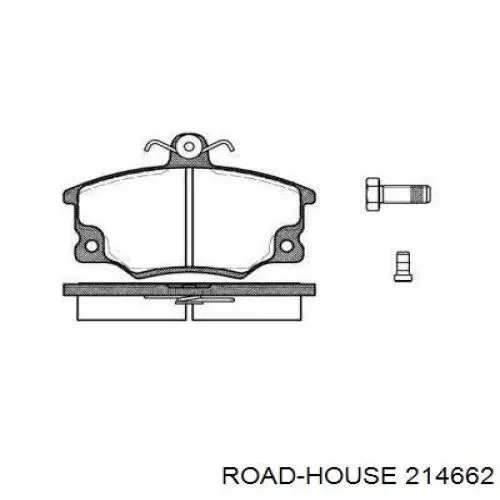 Передние тормозные колодки 214662 Road House