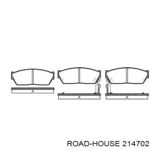 Передние тормозные колодки 214702 Road House