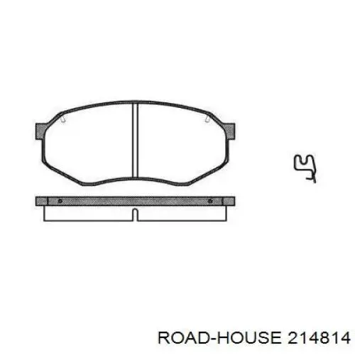 Передние тормозные колодки 214814 Road House