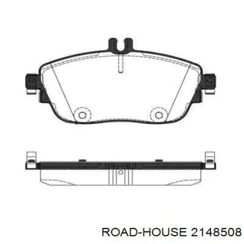 Передние тормозные колодки 2148508 Road House