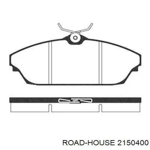 Передние тормозные колодки 2150400 Road House