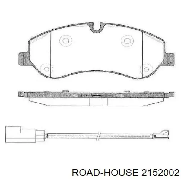 Передние тормозные колодки 2152002 Road House