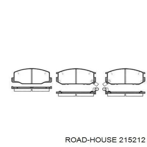 2152.12 Road House передние тормозные колодки