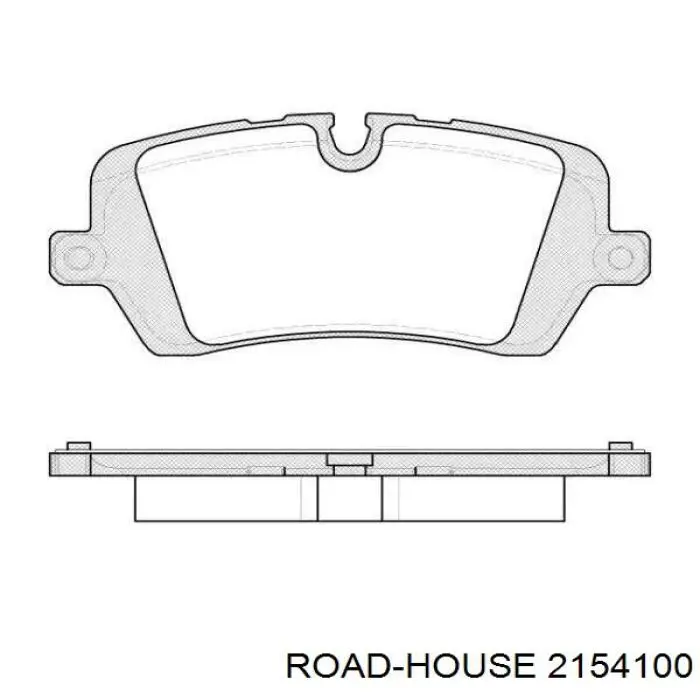 Задние тормозные колодки 2154100 Road House