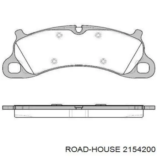 Передние тормозные колодки 2154200 Road House