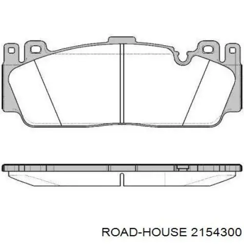 Передние тормозные колодки 2154300 Road House