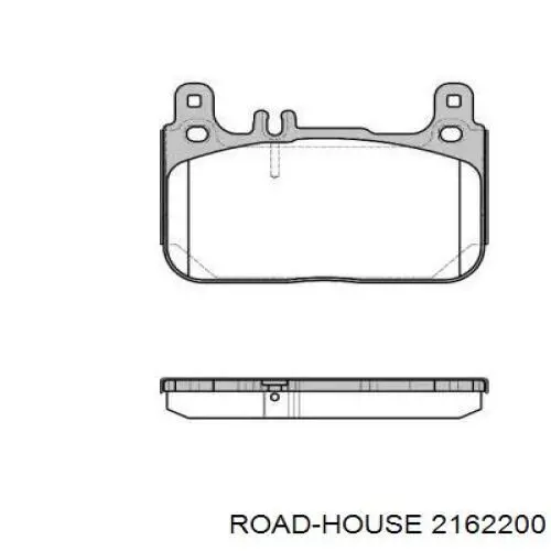 Задние тормозные колодки 2162200 Road House