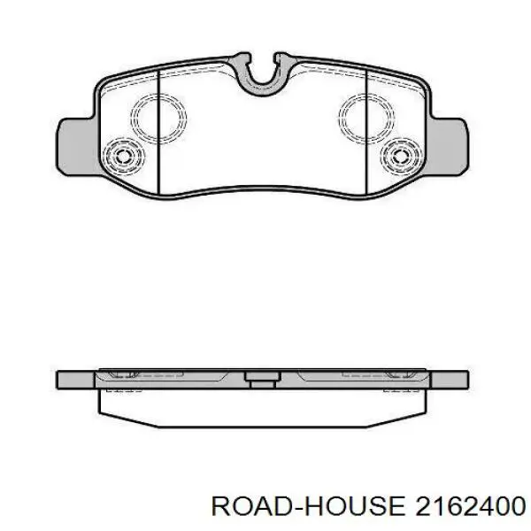 21624.00 Road House sapatas do freio traseiras de disco