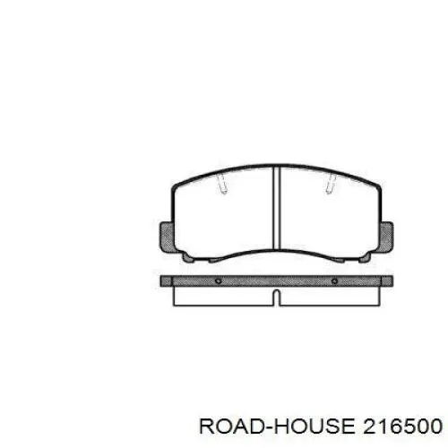 Передние тормозные колодки 216500 Road House