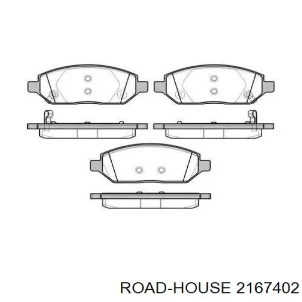 21674.02 Road House sapatas do freio dianteiras de disco