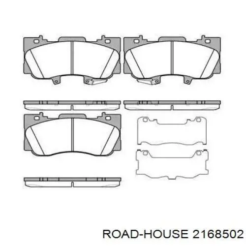 Передние тормозные колодки 2168502 Road House