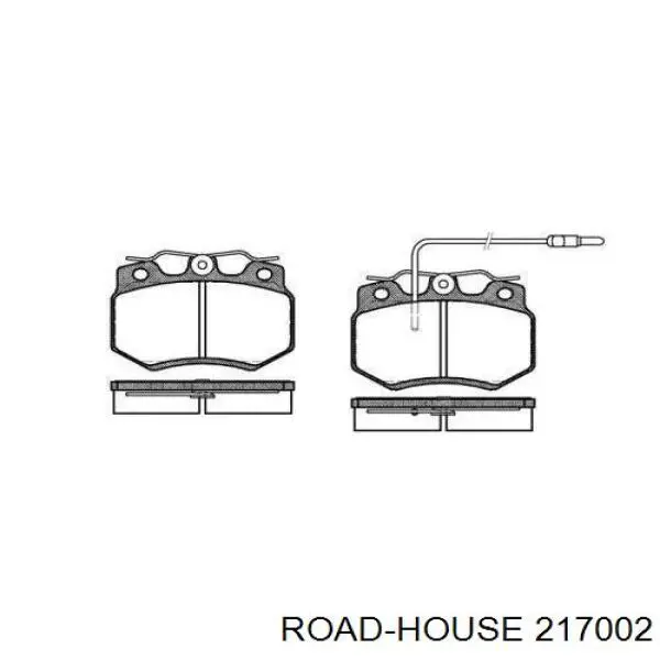 Передние тормозные колодки 217002 Road House