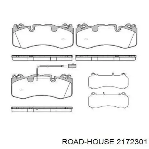 Задний правый трос ручника 2172301 Road House