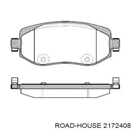 Передние тормозные колодки 2172408 Road House