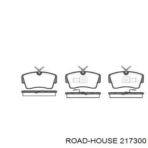 217300 Road House колодки тормозные передние дисковые