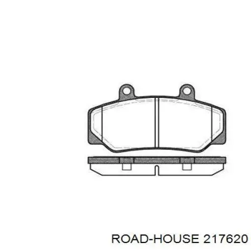 Передние тормозные колодки 217620 Road House