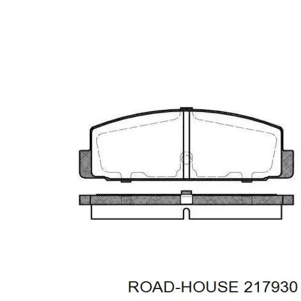 Задние тормозные колодки 217930 Road House