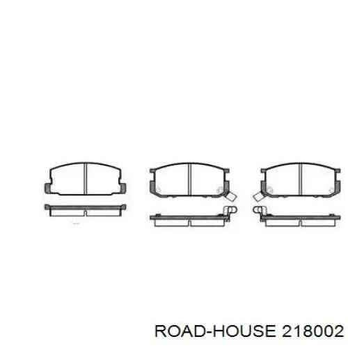 Передние тормозные колодки 218002 Road House