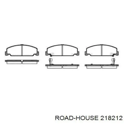 2182.12 Road House передние тормозные колодки