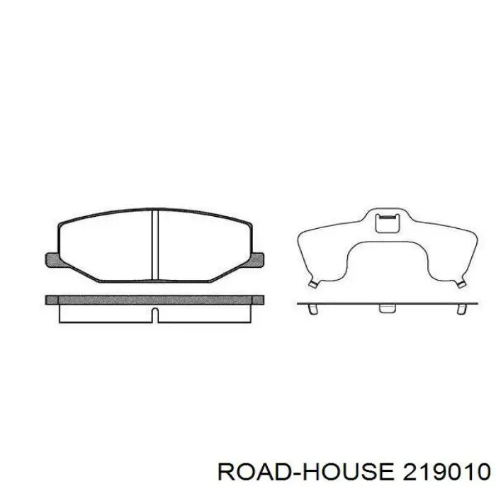 Передние тормозные колодки 219010 Road House