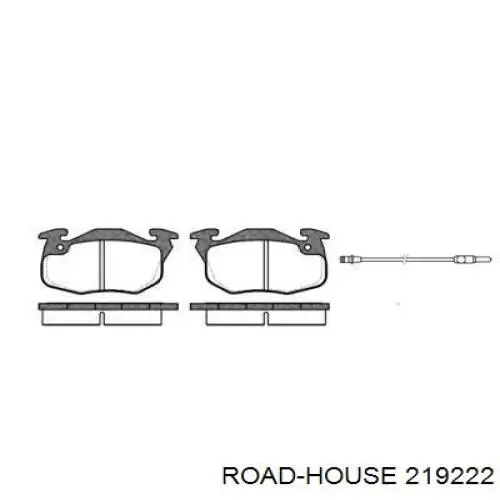 Передние тормозные колодки 219222 Road House