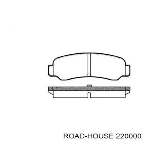 Задние тормозные колодки 220000 Road House