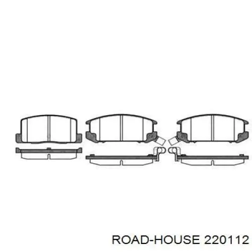 Задние тормозные колодки 220112 Road House