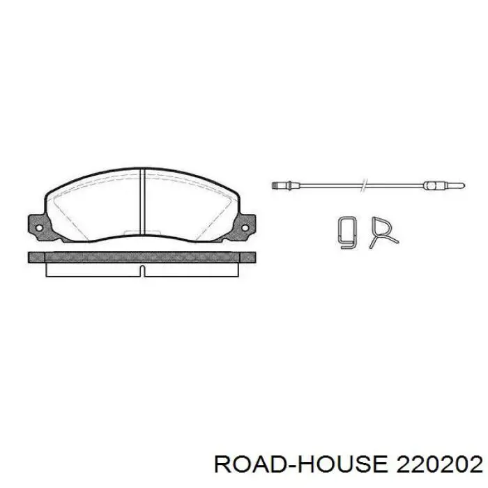 Передние тормозные колодки 220202 Road House