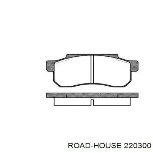 Передние тормозные колодки 220300 Road House