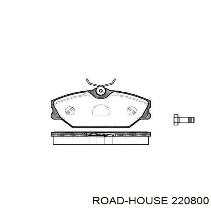 Передние тормозные колодки 220800 Road House