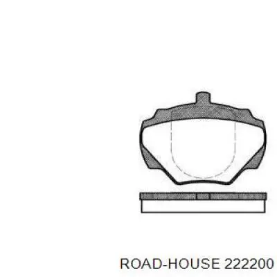 Задние тормозные колодки 222200 Road House