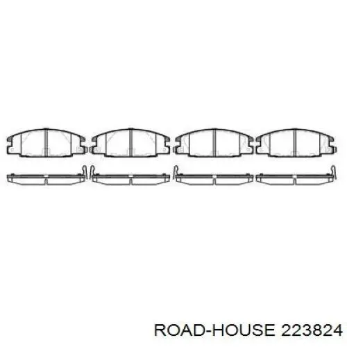 Передние тормозные колодки 223824 Road House