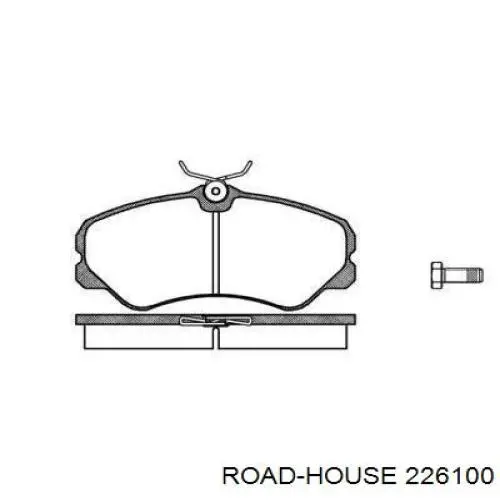 Передние тормозные колодки 226100 Road House