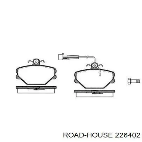 Передние тормозные колодки 226402 Road House